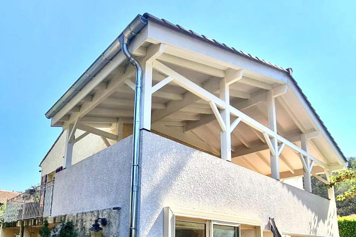 Extension de maison à Istres - Gamme Nature, réalisée par Vie & Véranda Salon de Provence